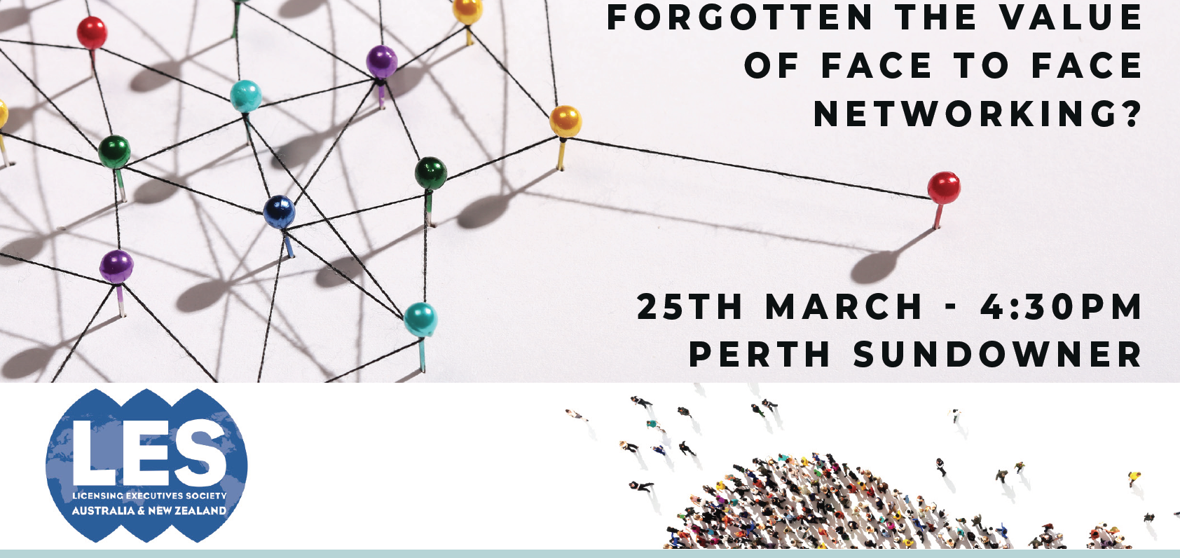 Have we forgotten the value of face to face networking? LESANZ WA event